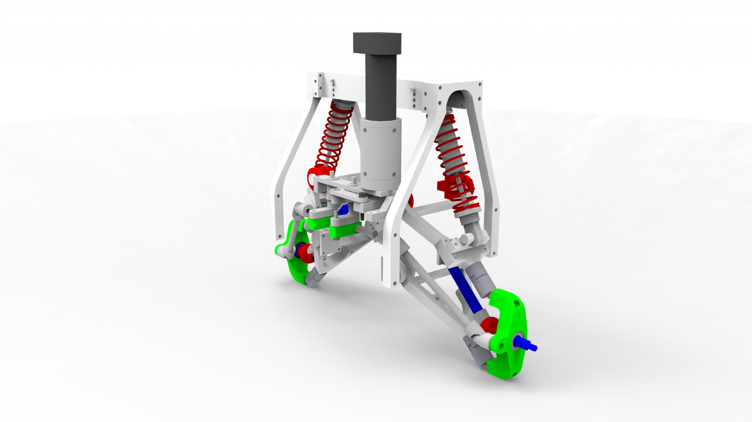 CAD render des Fahrwerks