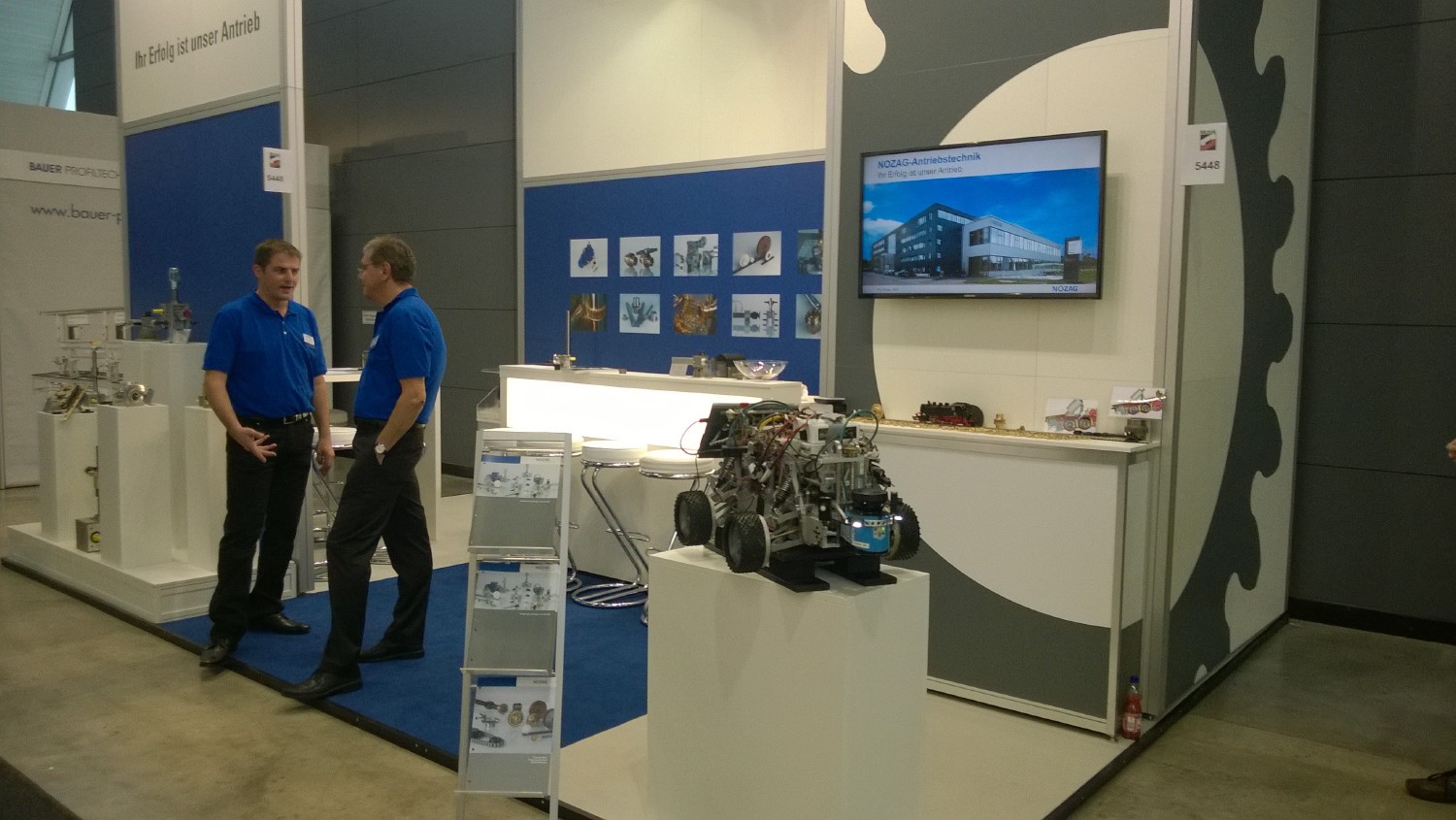 Ein Übersichtsfoto vom Stand