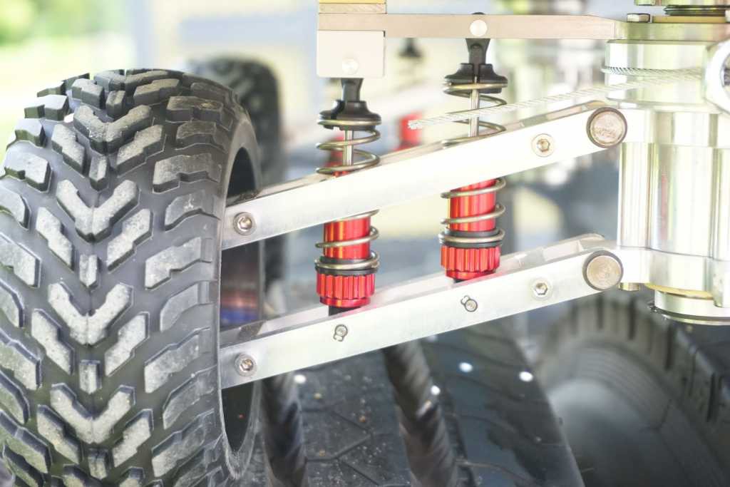 Nahaufnahme der Federung