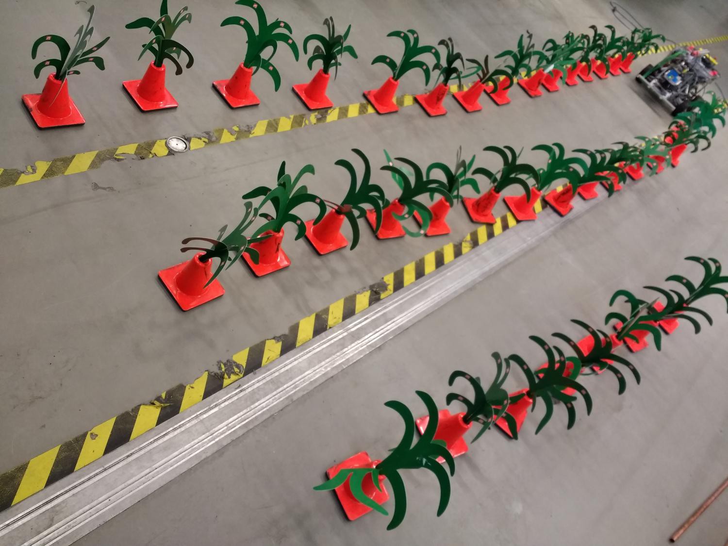 Beteigeuze fährt durch das Testfeld