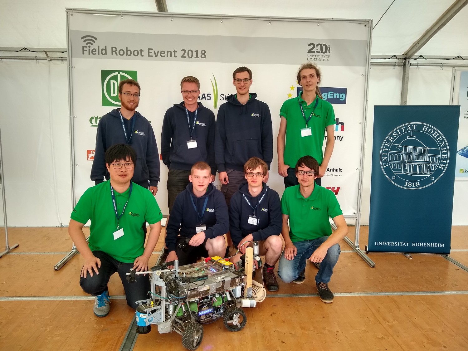 vier Trophähen die wir auf dem FRE gewonnen haben