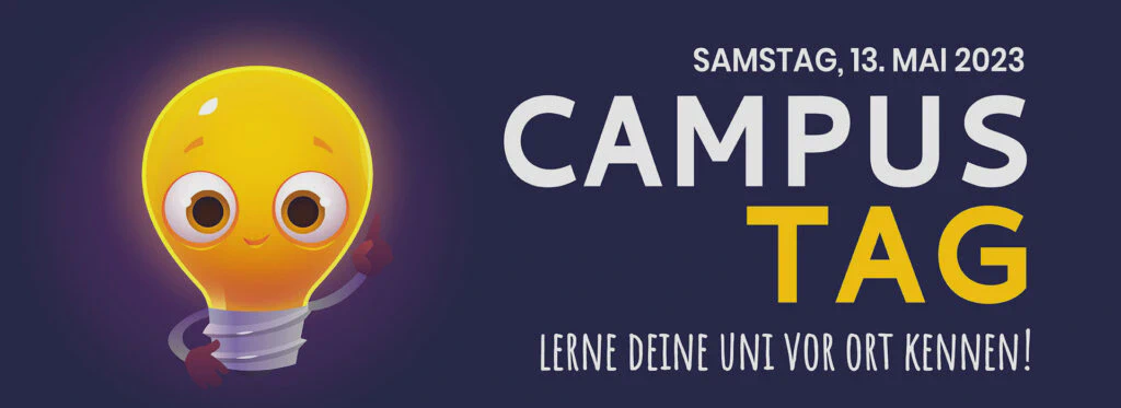 Werbeplakat für den Campustag des KIT